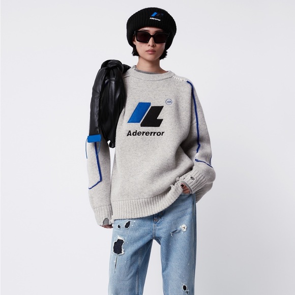 ADER ERROR x ZARA Oversized Wool Sweater - Picture 1 of 12